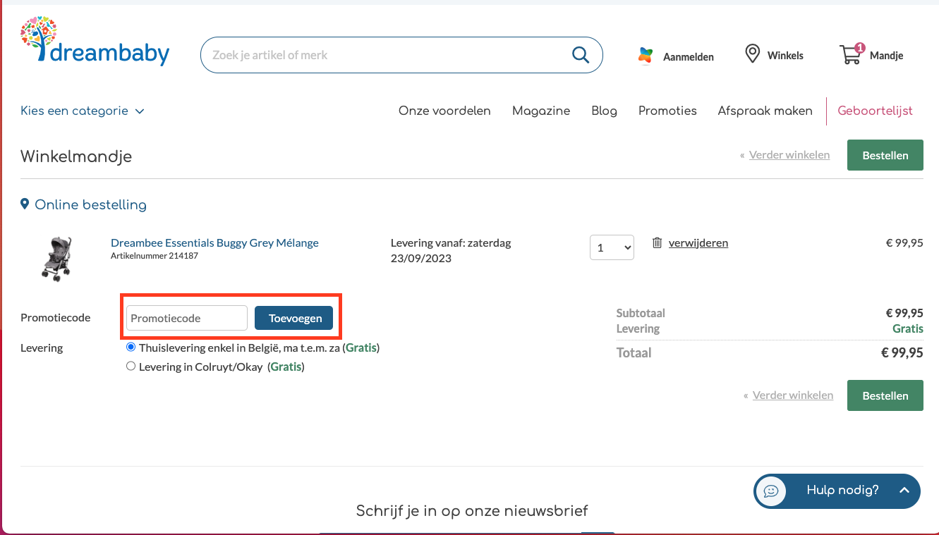 Dreambaby kortingscode